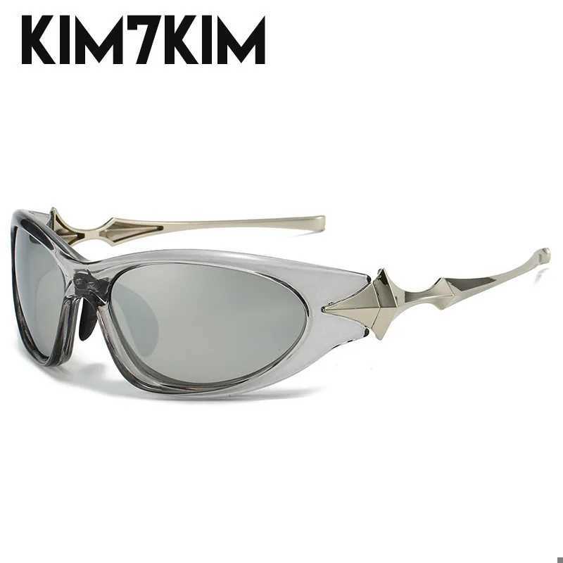 Steampunk Y2k Sport Sunglasses Women 2025 Luxury Men Sun Glasses For Female 2000s Futuristic Goggles Eyewear Accessories Lenses Z250527