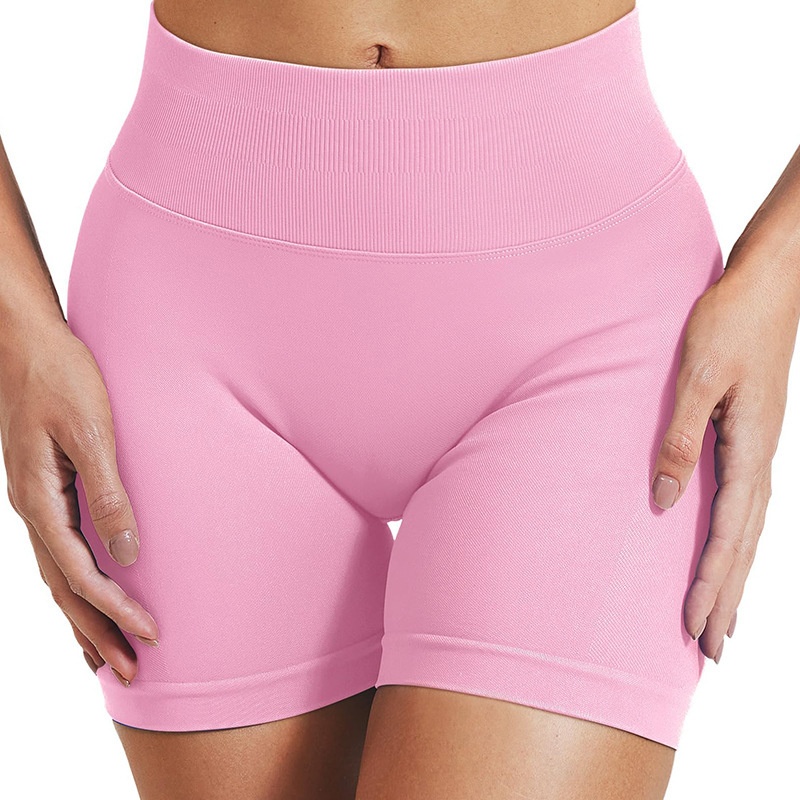 Yoga gym shorts women athletic short skinny elastic high waisted pants outdoor running breathable quick dry moisture wicking sports training pant size