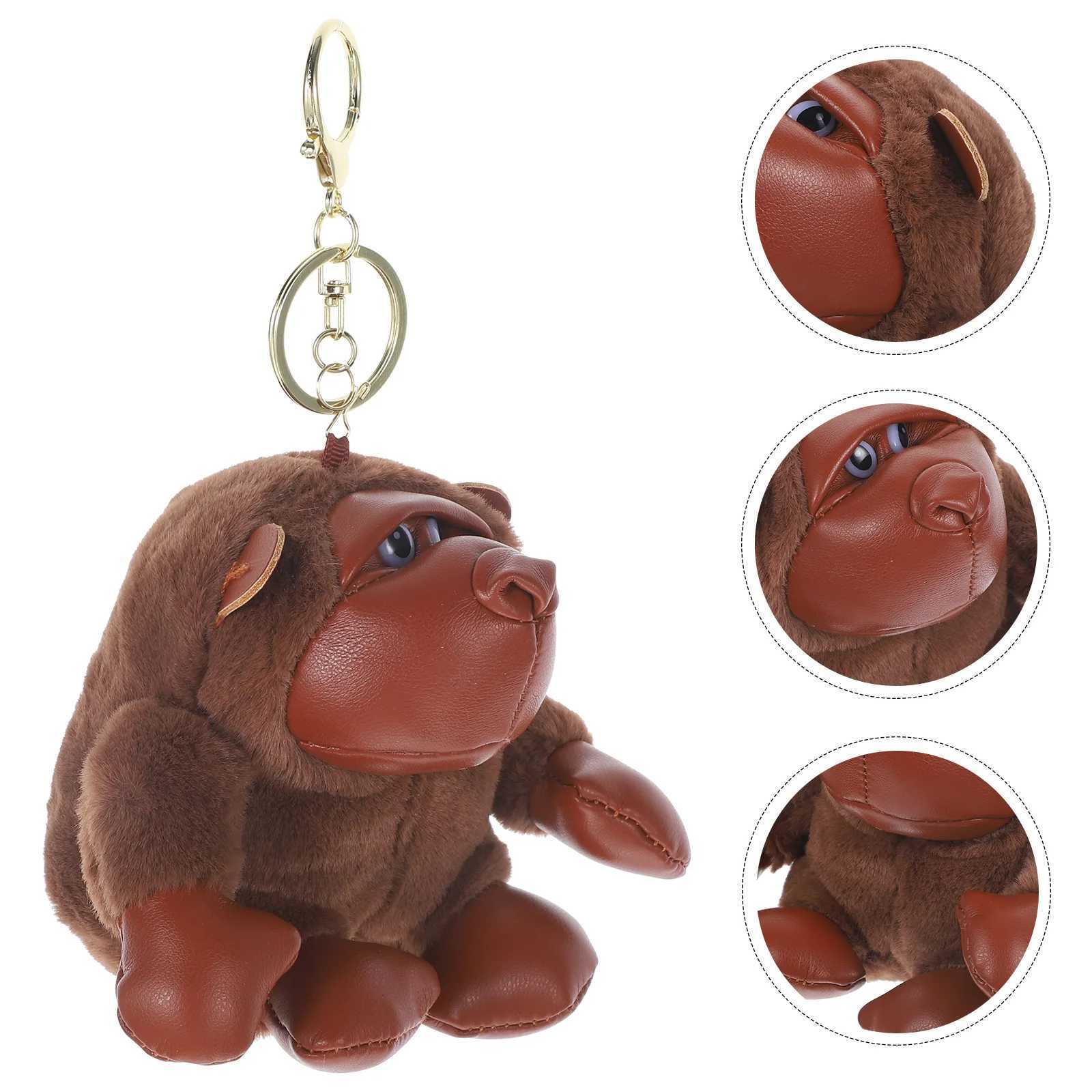 Monkey Keychain Gorilla Pendant Bags Stuffed Decor Pp Cotton Decorative W250526
