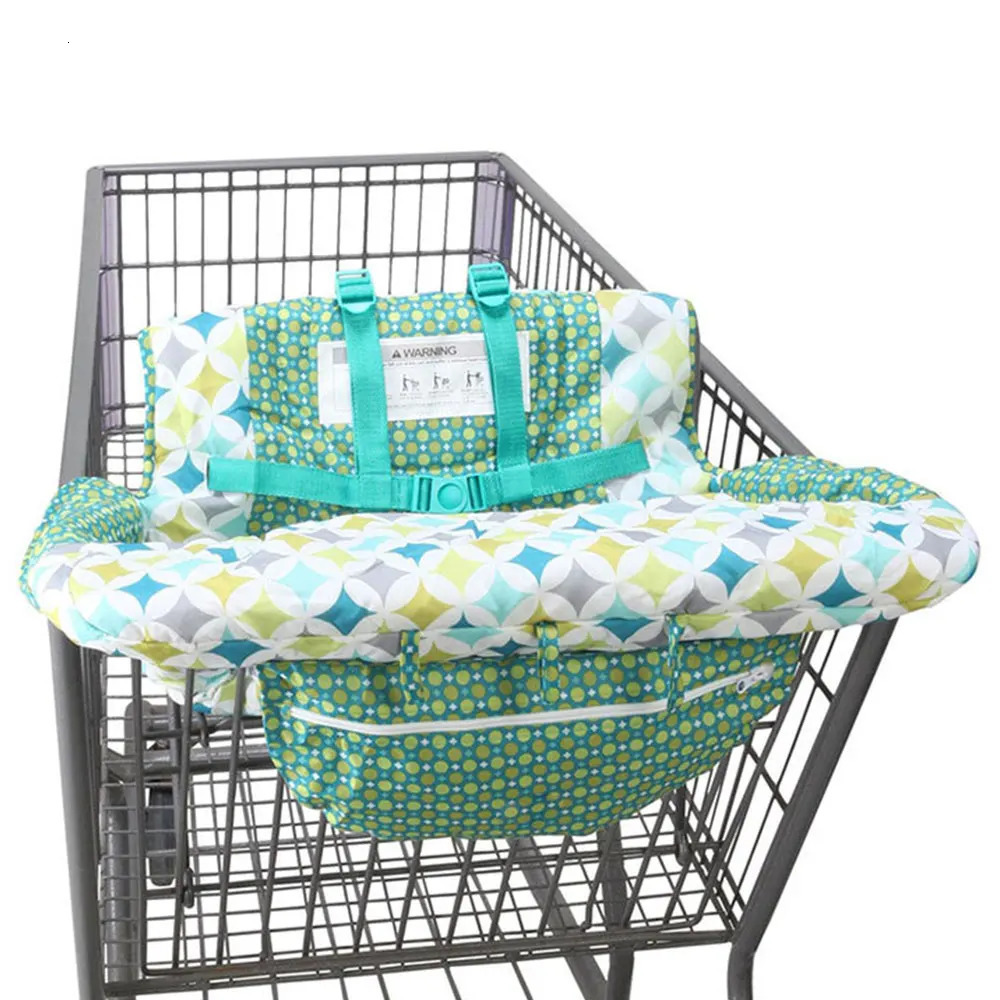 IMBABY Baby Shopping Cart Cover 2in1 Trolley Highchair for born Push Protection with Seat Belt 250527