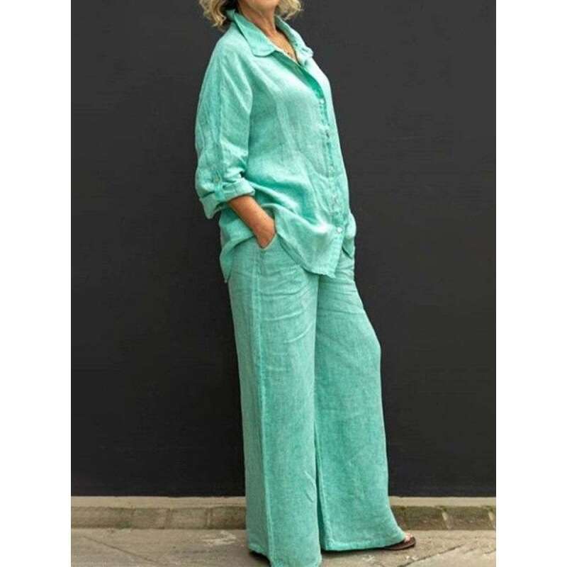 New Shirt Set 2025 Casual Urban Outfit Women's Fashion