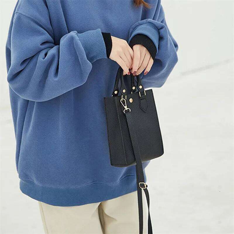 Summer New Handbag Women's Fashion Crossbody All-Match Solid Color Ladies Shoulder Bag Wallet Purse