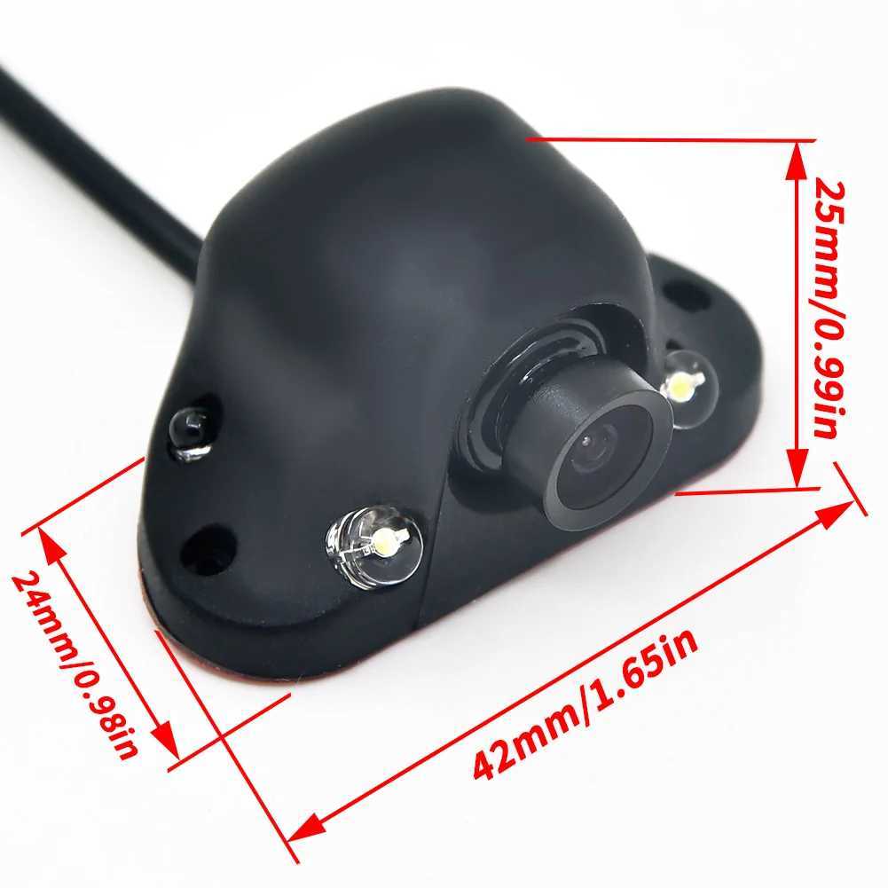 car dvr Mini CCD ccd night 360 Degree Car Rear View Camera Front Camera Front View Side Rrsing Backup Camera 2 LED Z250509