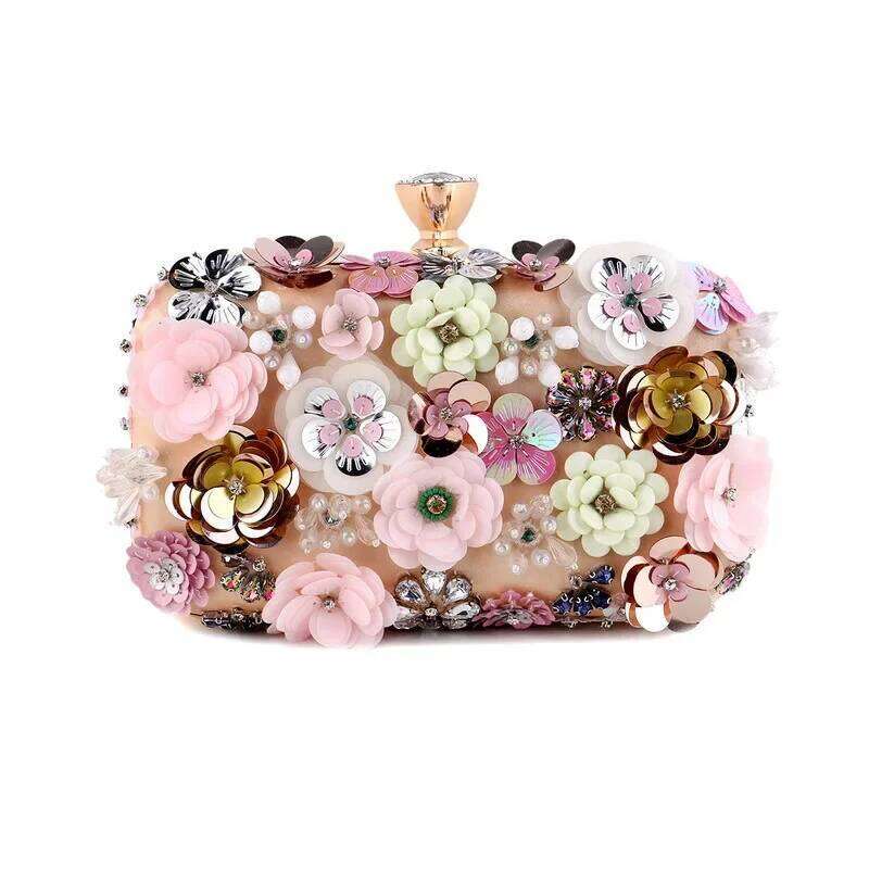 Designer Bag Dinner Flower Design Luxurious Elegantly Europe America Bride Evening Bags Ladies Handbags