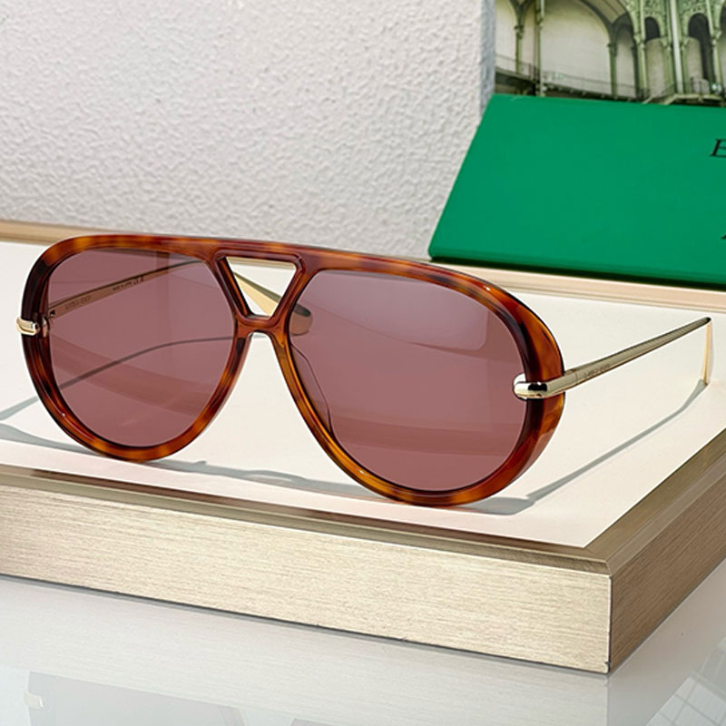 1274 Turtle colored acetate frame oval classic sunglasses for lady fashionable party style womens retro glasses mens driving goggles with boxes