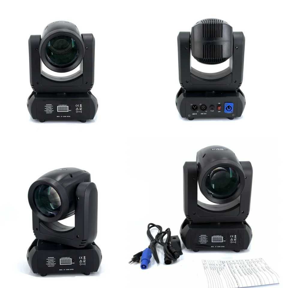 4PCS/Dj lights Mini LED Moving Head 150W Beam+Spot+ 18 Rotating Prisms Dmx disco lights Stage Effect Light Disco Dj Bar LightsXJ250527