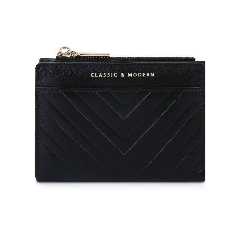 New Strip-Shaped Emed PU Leather Wallet With Multiple Compartments, Fashionable And Versatile Small Coin Purse