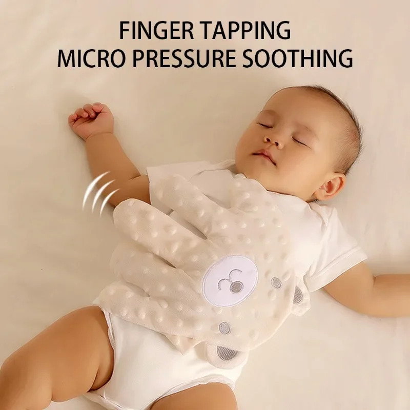 Cartoon Bear Baby Sleep Aid born Soothing Pillow Comforting Hand Detachable with Remote for Comfortable borns Sleeping 250527