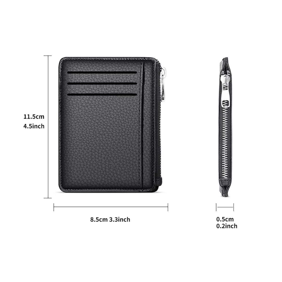 PU Card Cover Large Capacity Ultra-thin Exquisite Simple Multi-card Coin Wallet ID Card or Bag Z250527