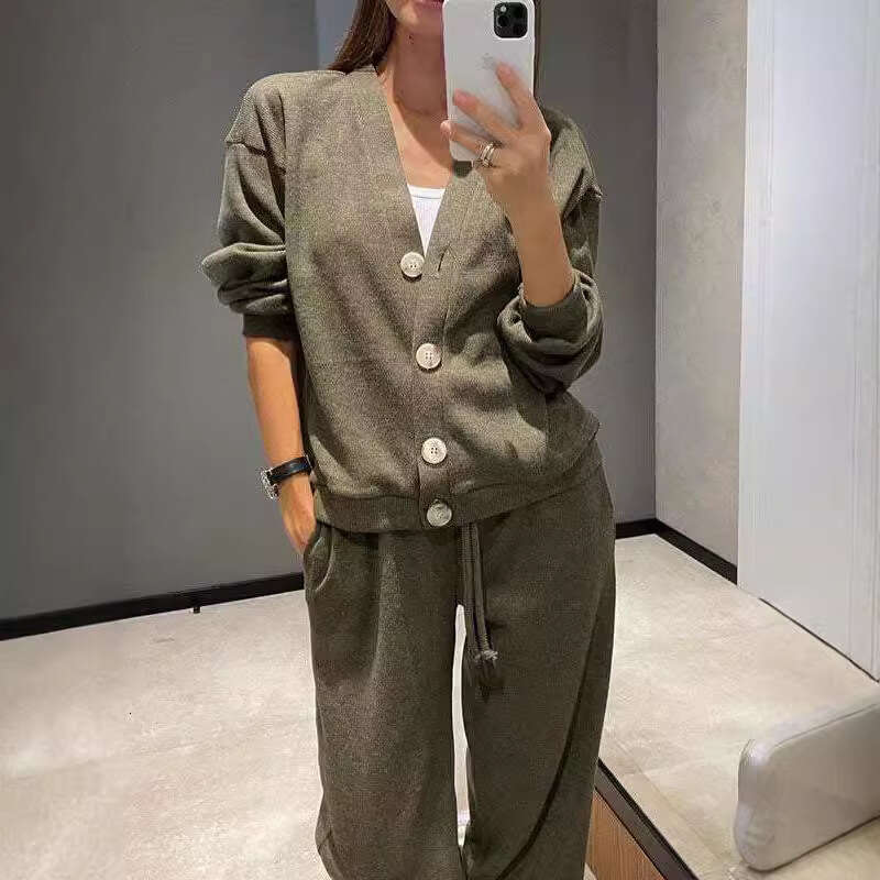 2025 Autumn Winter New Casual Sports Suit Cardigan Top Women's Fashion