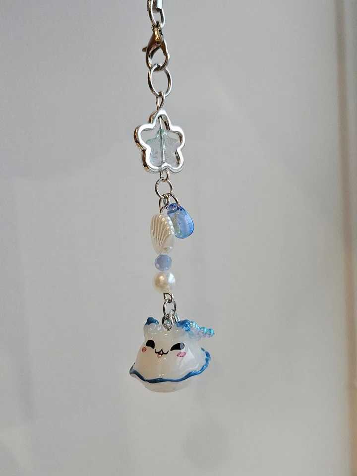 Sea Bunny Phone Charm Sea Bunny Keychain W250526