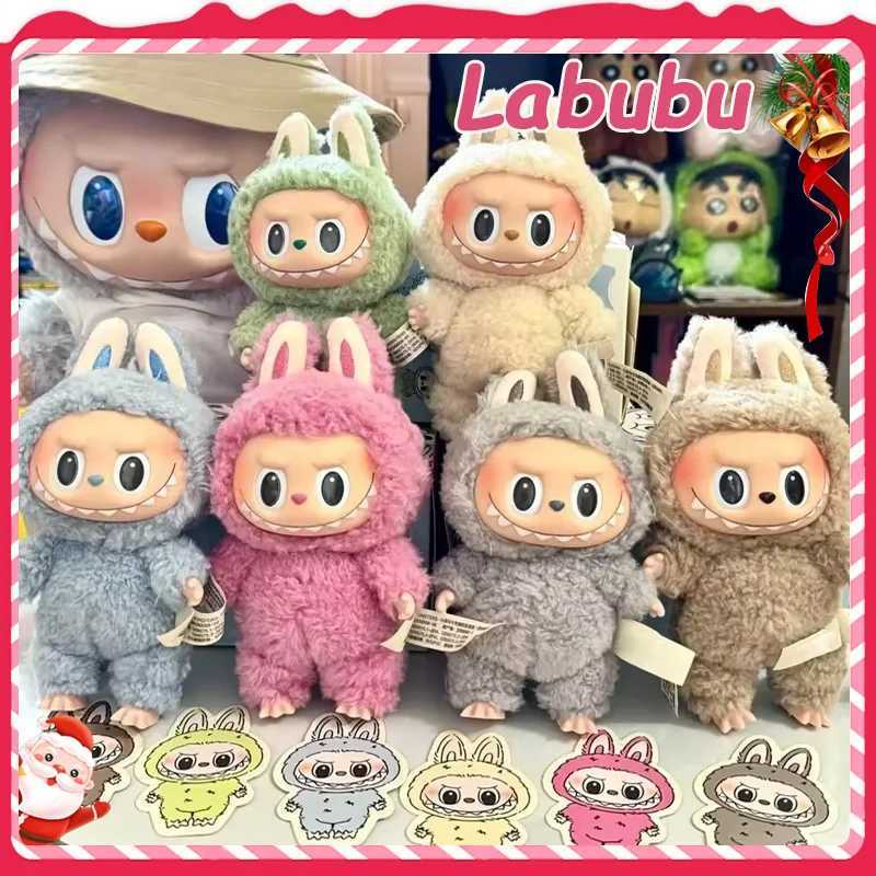 Labubu The Monsters Heartbeat Macaron Enamel Face Blind Box Pvc Figurine Tabletop Ornament Kawaii Doll Birthday Christmas Gift M250526