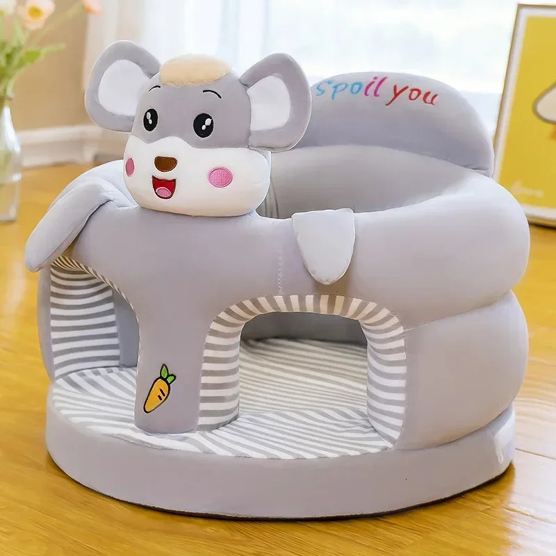 Baby Sofa Cover Feeding Chair Cute Animal Plush Childrens Soft and Comfortable Seat Without Filling Cotton 250527