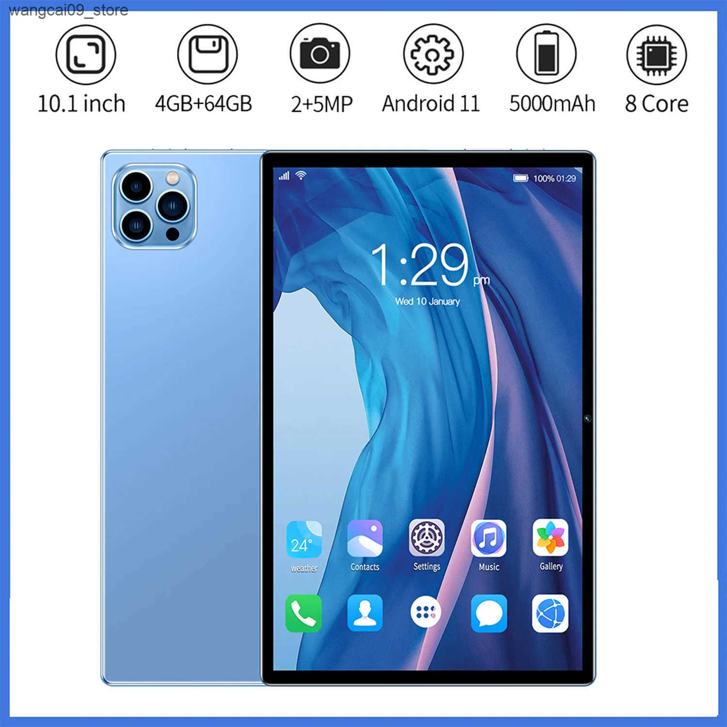 New 10.1-inch ULTRA SLIM Pad Google Play Tablet Pc Octa Core HD Display Dual SIM Dual Cameras G Sensor Multi Touch Tablets z250527