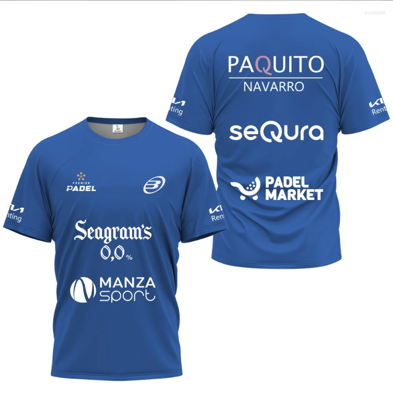 Men's T Shirts Summer Sports Short Sleeve Breathable Padel Top T-shirt Cool Sweat Absorption