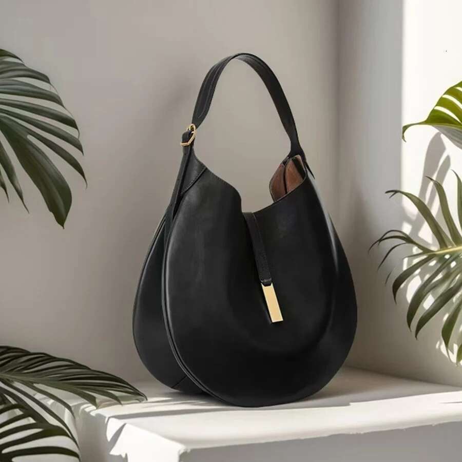Women's underarm suede splicing pu leather design dumpling Tote bag Fashion brown/black shoulder crescent handbags bolsa