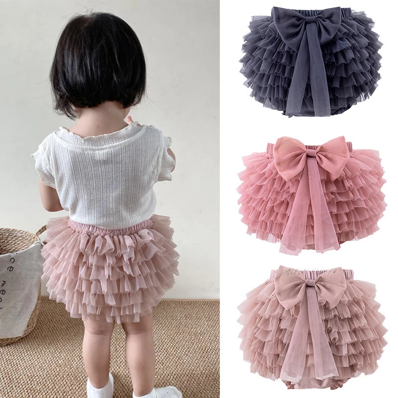 Baby Girls Tutu Fluffy Skirt Toddler Princess Ballet Dance Tulle Mesh Kids Cake Cute Clothes Pettiskirt 15Yrs 250527