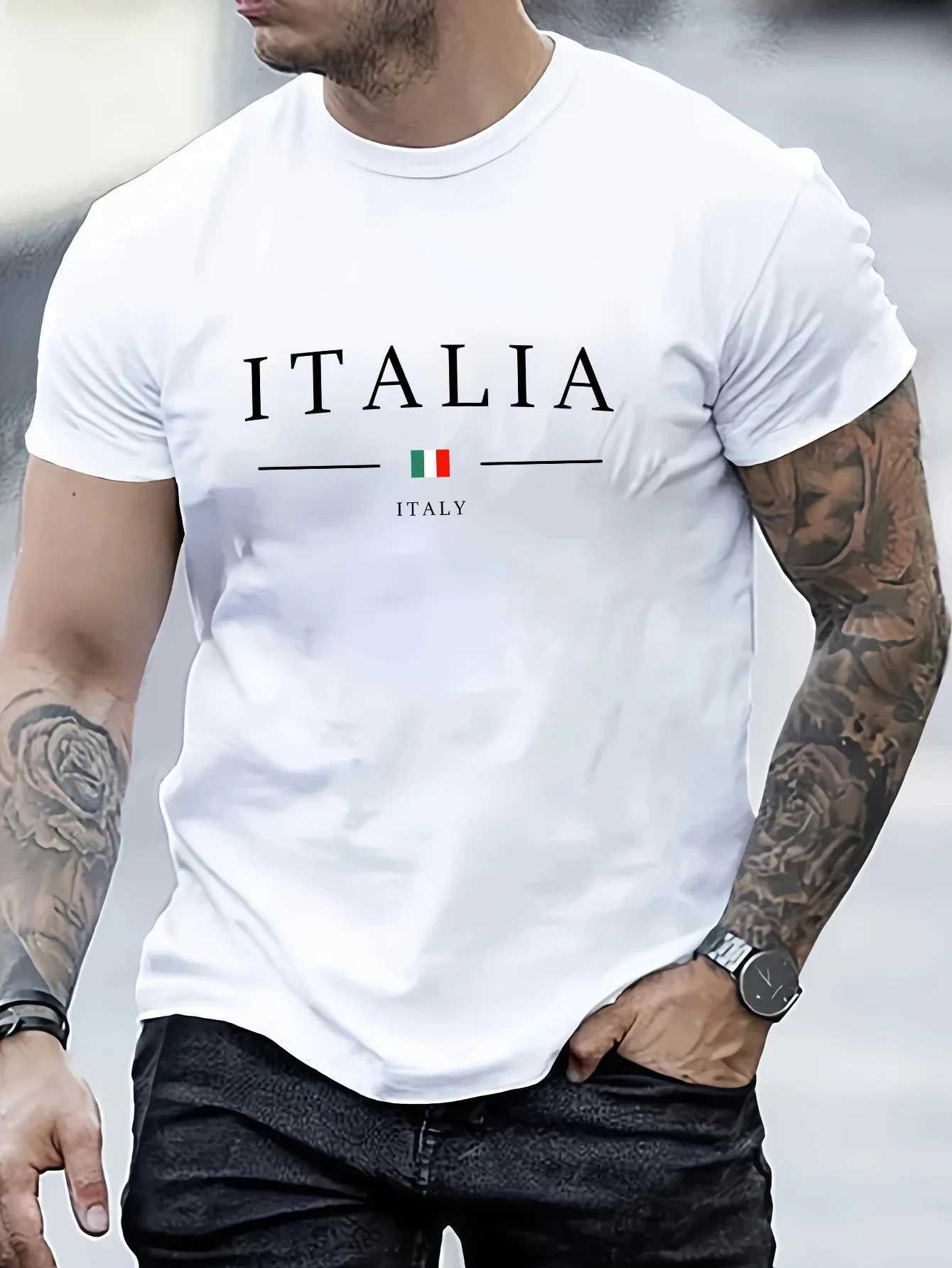 Mens Cotton T-shirt Print O-neck Hot Sale Short Sleeve Casual Jogging T-shirt Summer Comfortable Mens Tees Clothing Z250527
