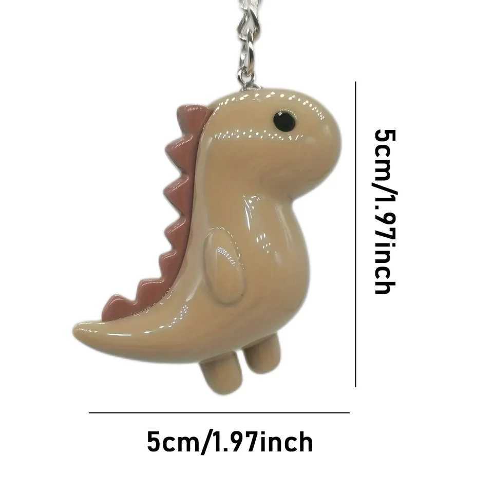 1PC Kawaii Dinosaur Keychain - High Quality Acrylic Animal Pendant Key Ring for Men Women Boys and Girls - Creative Gift Idea W250526