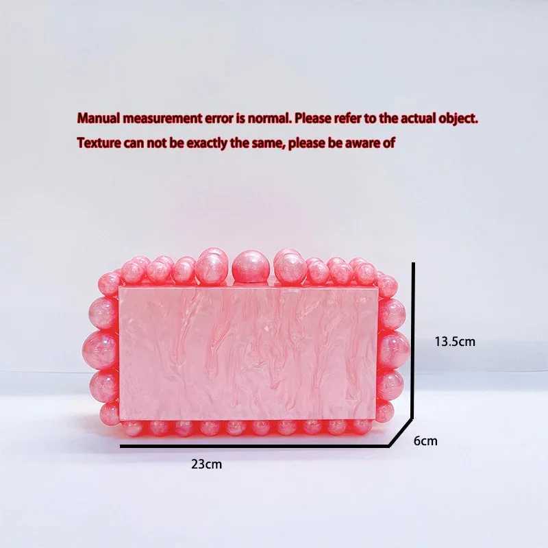 Fashion New Evening Clutch Bag Luxury Handbags Design Shoulder Crossbody Bag Ladies Handbag Acrylic Transparent Small Square Bag W250527