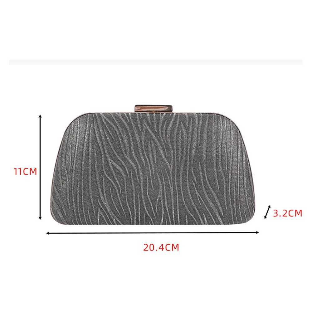Luxury Sequins Shell Clutch Bag Designer Clip Chain Women Shoulder Bags Gold Silver Lady Sparkling Evening Bag Small Party Purse W250527