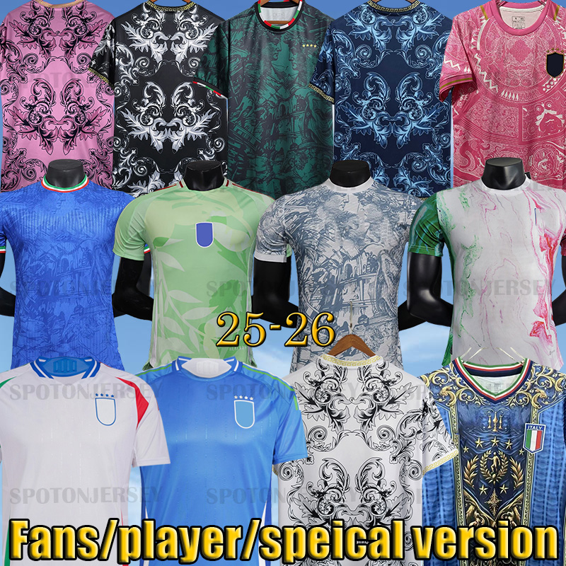 italy jersey 25 26 men women italy soccer jersey maglia italia football shirt INSIGNE CHIESA BARELLA italie 2025 2026 men kids kit Italien