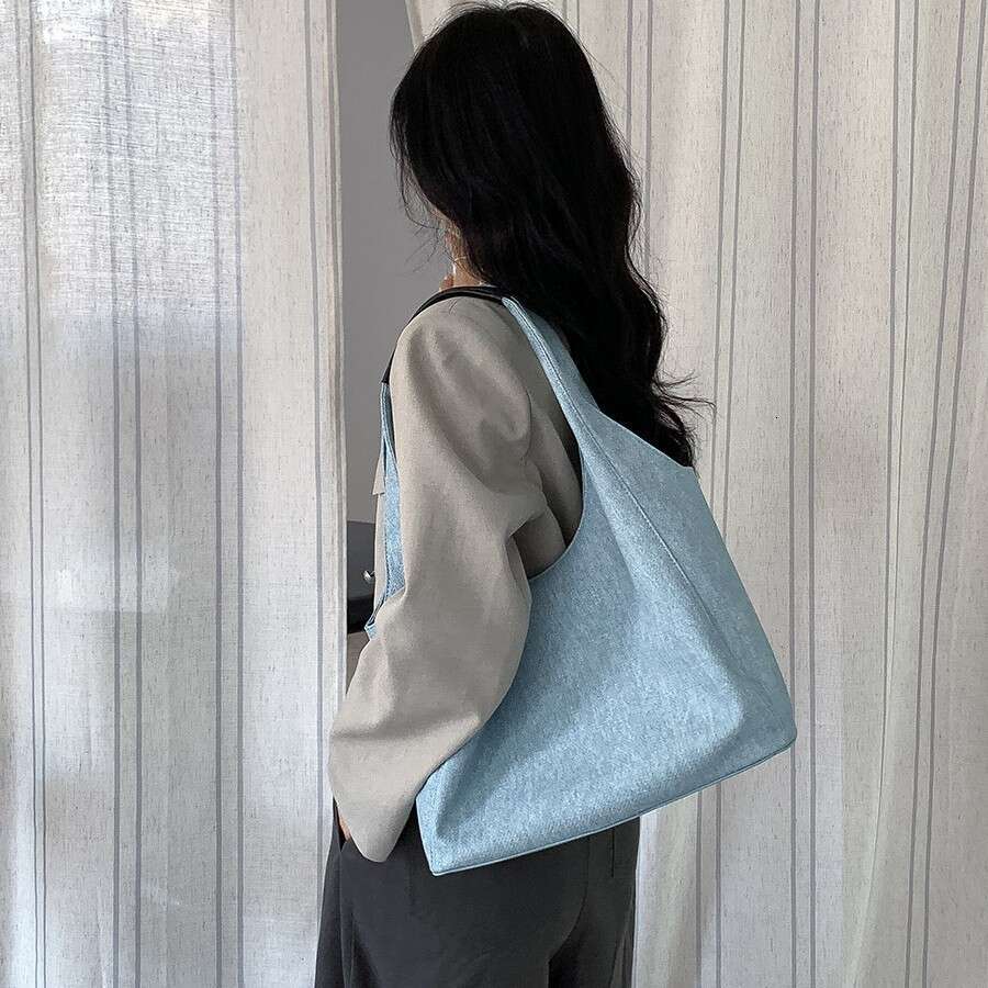 New Commuter Fashion Niche Korean Style Lazy Tote Large Capacity Women's Casual Handbag Shoulder Bag for Women