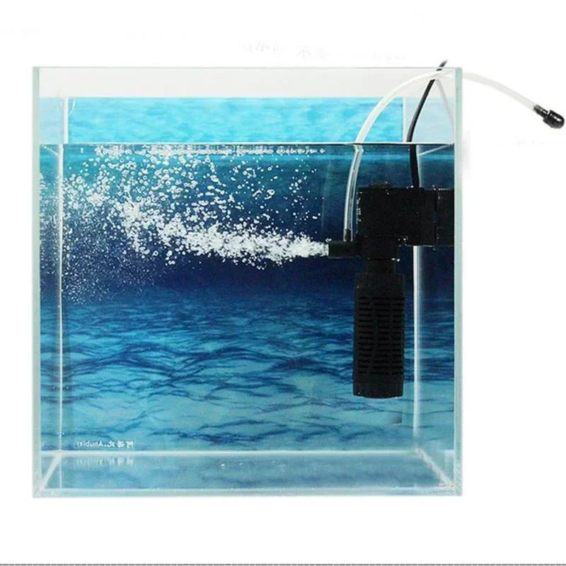 3 in 1 Filter Water Purifier Oxygenation Submersible Filtration Mini Fish Tank Filter for Aquarium Fish Tank 250523