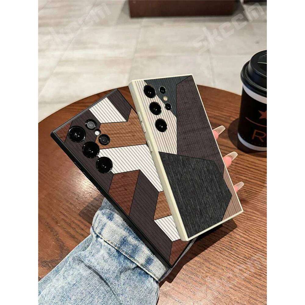 Vintage Wood Grain Pattern Case For Samsung Galaxy S25 S24 S23 S22 Ultra Plus S20 FE A15 A35 A51 A54 A55 A71 A72 A73 Cover
