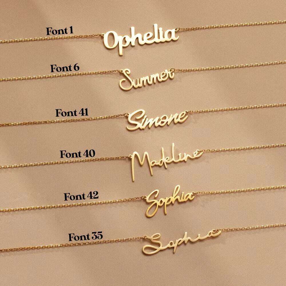 Wholesale Jewelry Personalized Sterling Sier Custom Name Necklace