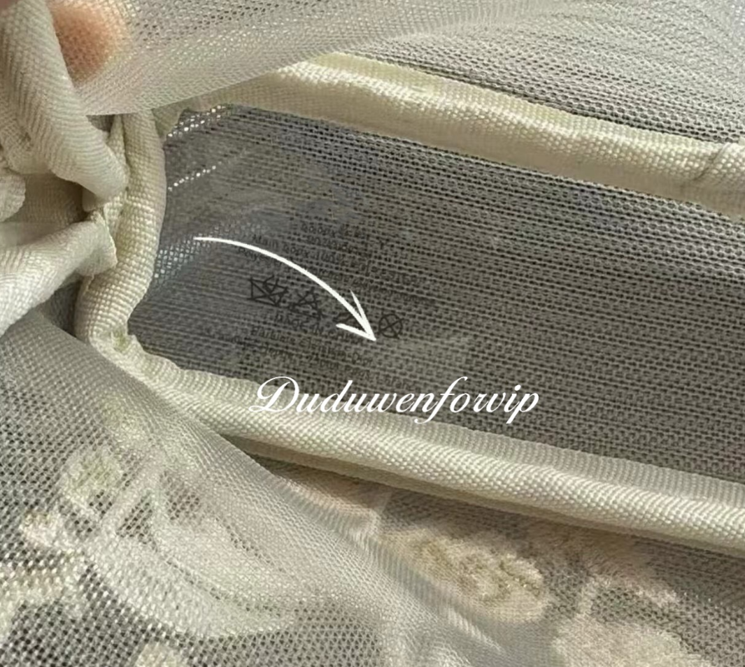 Storage Bag Beaute Gift 19X12CM Classic Embroidery Cosmetics pouch Zipper mesh Organization with gift box