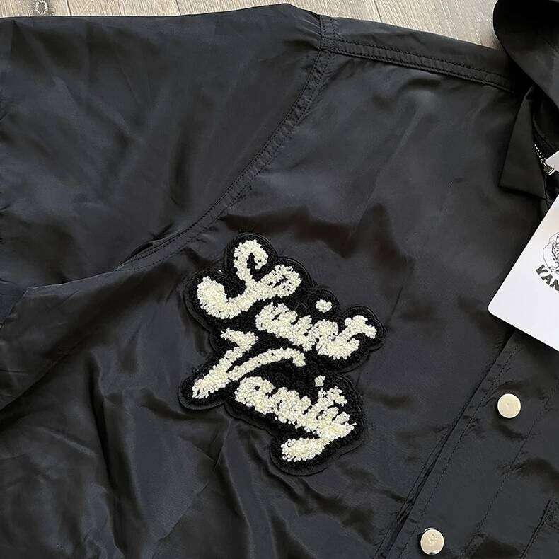 Saint Vanity Embroidered Short Sleeve Hooded Windbreaker - Casual Sporty Lightweight Jacket For Men & Women,Streetwear Outerwear