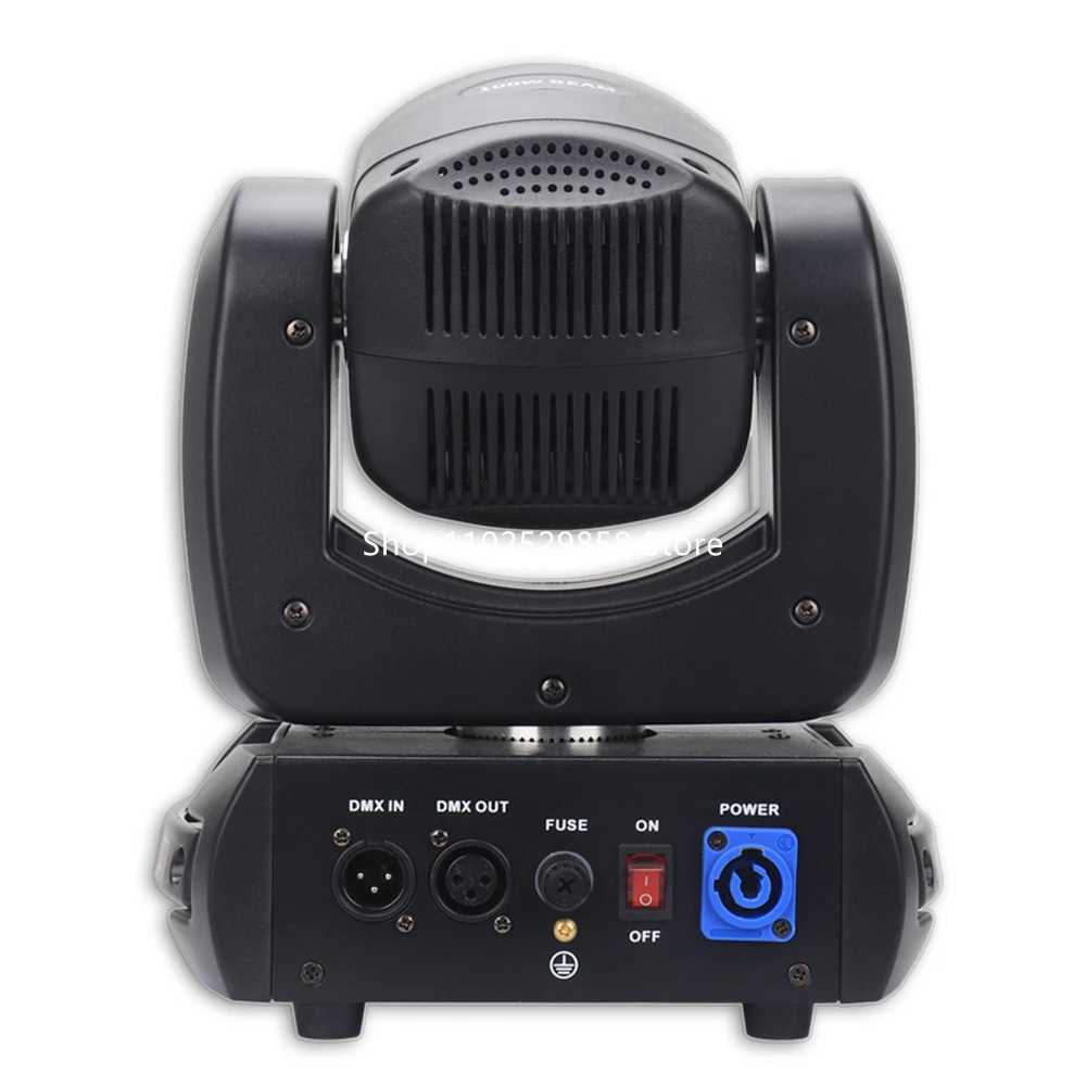 DJ Equipment 100W Gobo Spot Beam LED Moving Head Party Disco Stage Lights Sound DMX Control 18 Prisms For Club Stage XJ250527