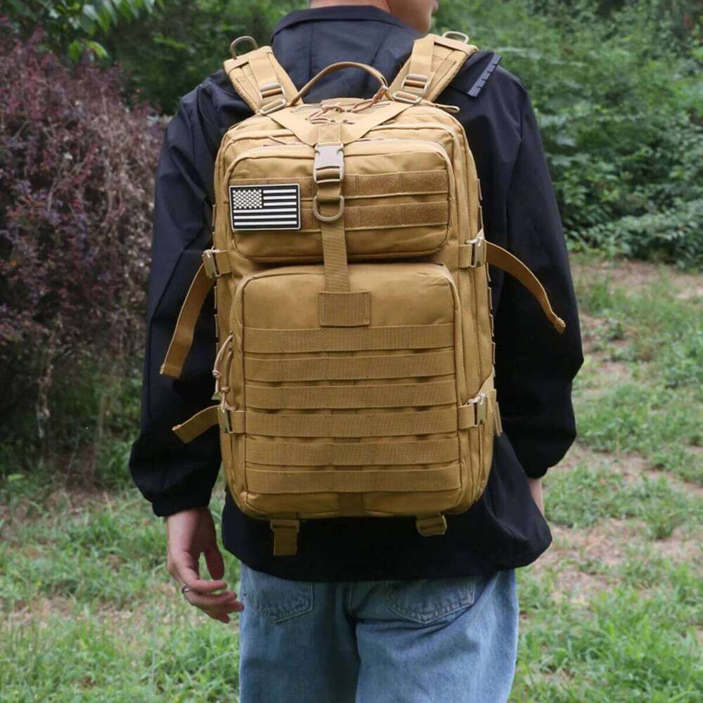 New Travel Tactical Large Capacity Oxford Cloth Backpack Men s Waterproof Outdoor Mountaineering Bag