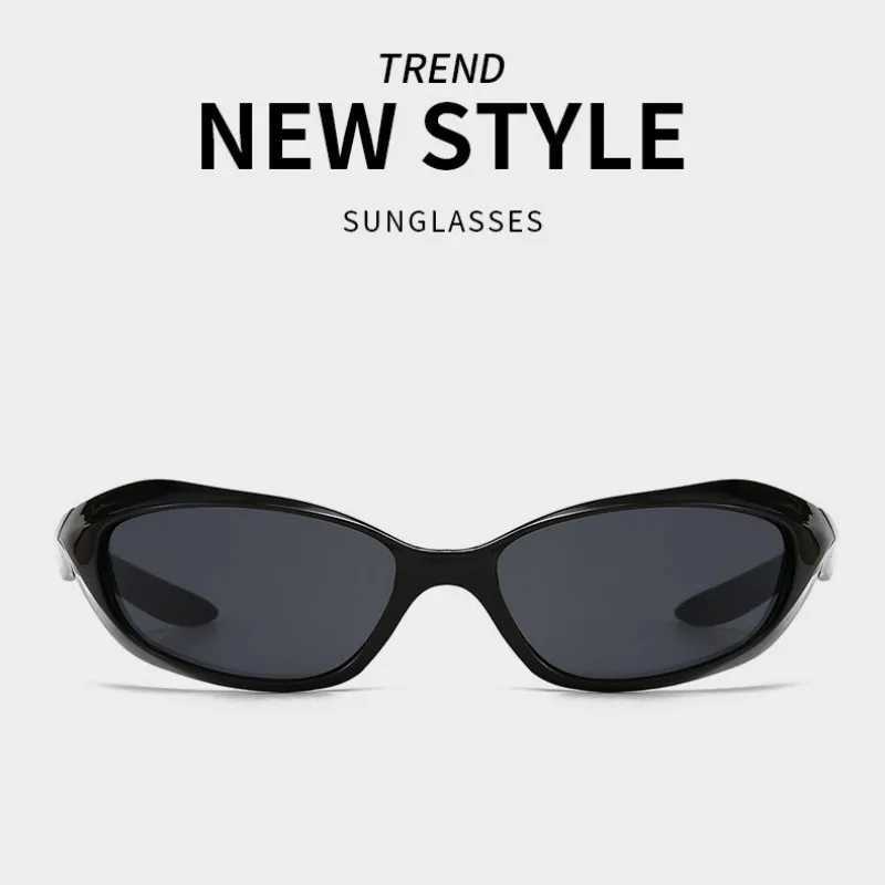 Y2K Punk Sports Sunglasses For Men Women Future Sense Integrated Sun Glasses Brand Designer Vintage Shades UV400 Fashion Goggle Z250527