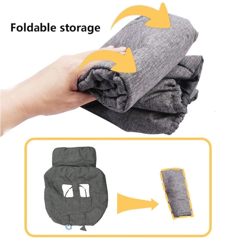 Infant Shopping Trolley seats Pad Soft Texture Cart Cover for Children Comfort 066B 250527