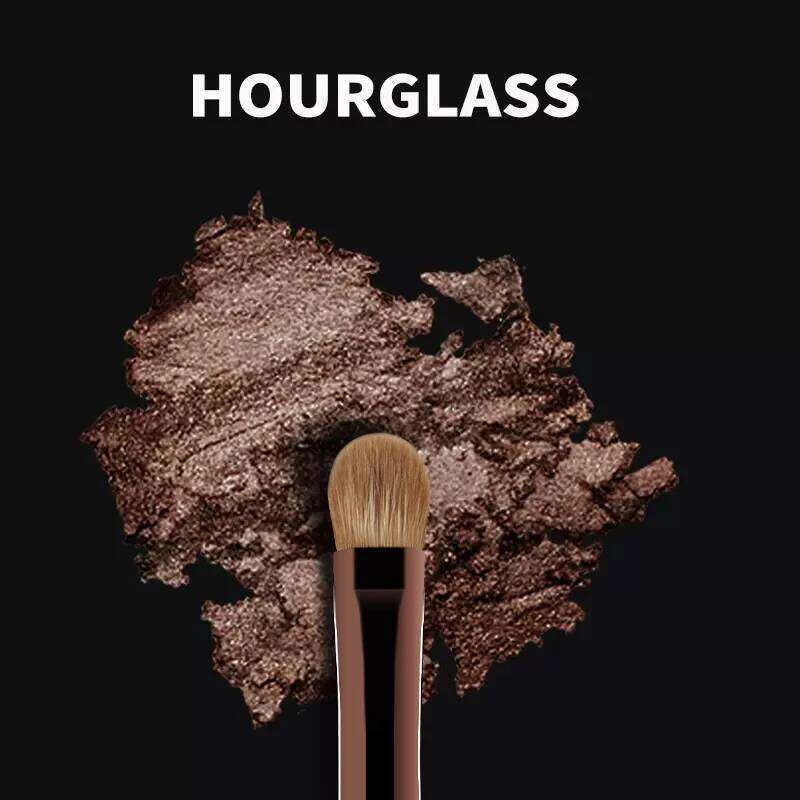 Hourglass Brushes Set 10 Soft and Convenient Eyeshadow, Grooming Face Makeup Brushes