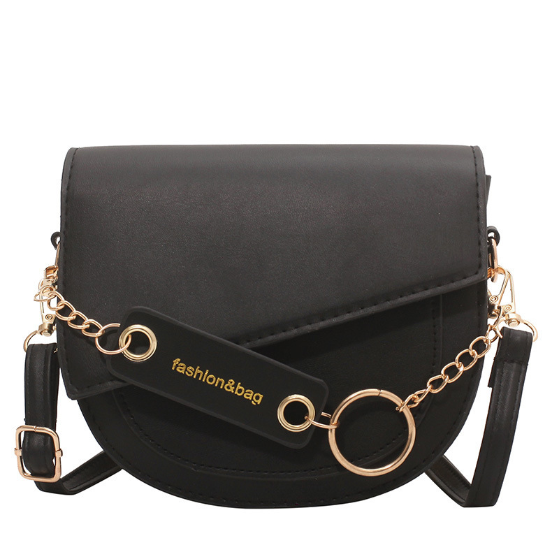 Brand High Quality Style Single Shoulder Chain Crossbody Fashion Small and Autumn Color-Block Texture Fresh Trendy Women's Bag Free Delivery Desi