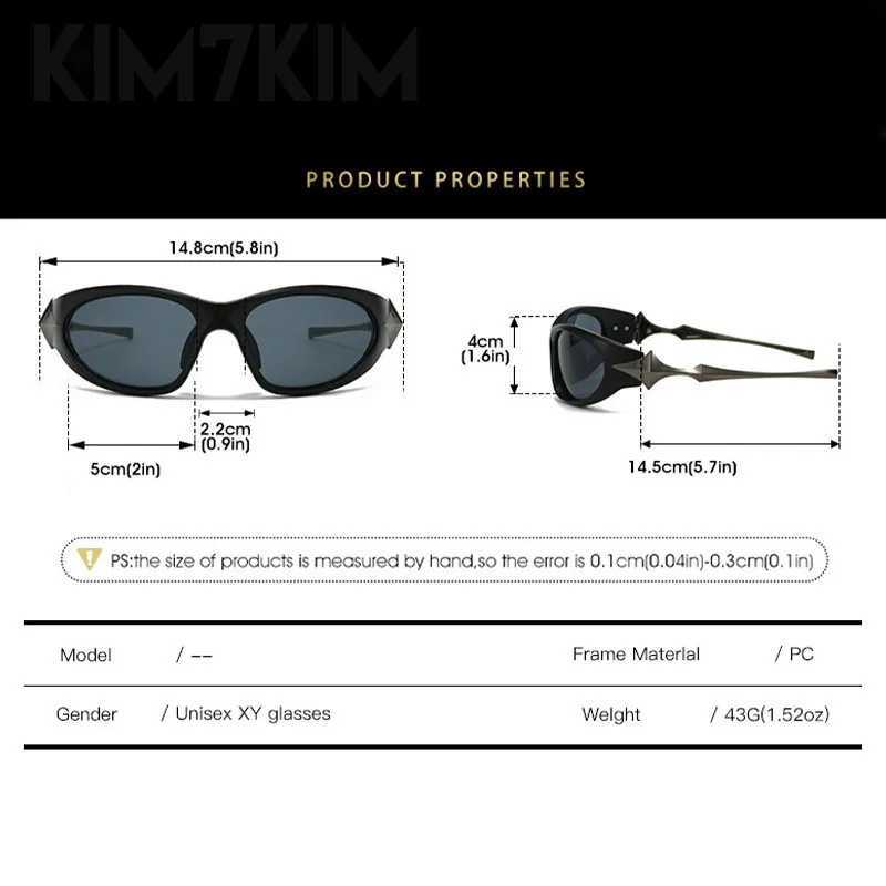 Steampunk Y2k Sport Sunglasses Women 2025 Luxury Men Sun Glasses For Female 2000s Futuristic Goggles Eyewear Accessories Lenses Z250527