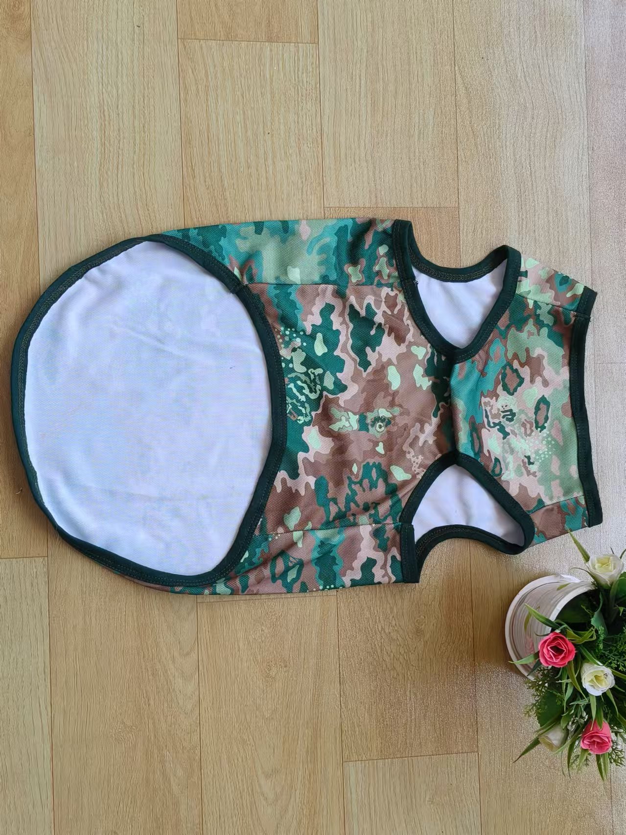 Pet vest military camouflage big dog vest trendy thin version