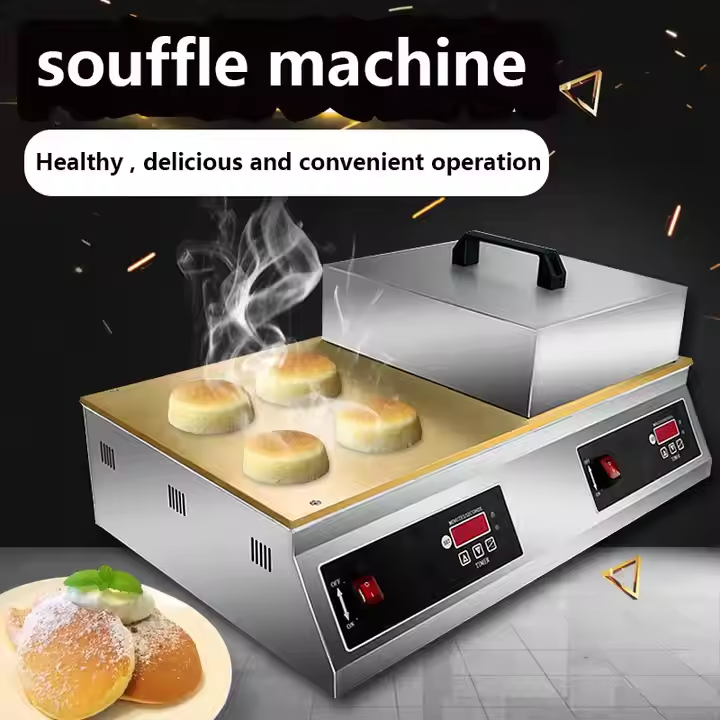 Souffle machine, commercial pancake machine, dorayaki machine, thickened pure copper grill