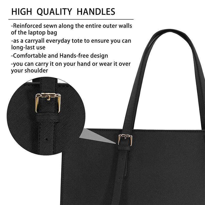 Women's Bags Designer European And American Laptop Bags Cross-Grained Women's Multi-Layered Large Single-Shoulder Bag Stylish Versatile Brie
