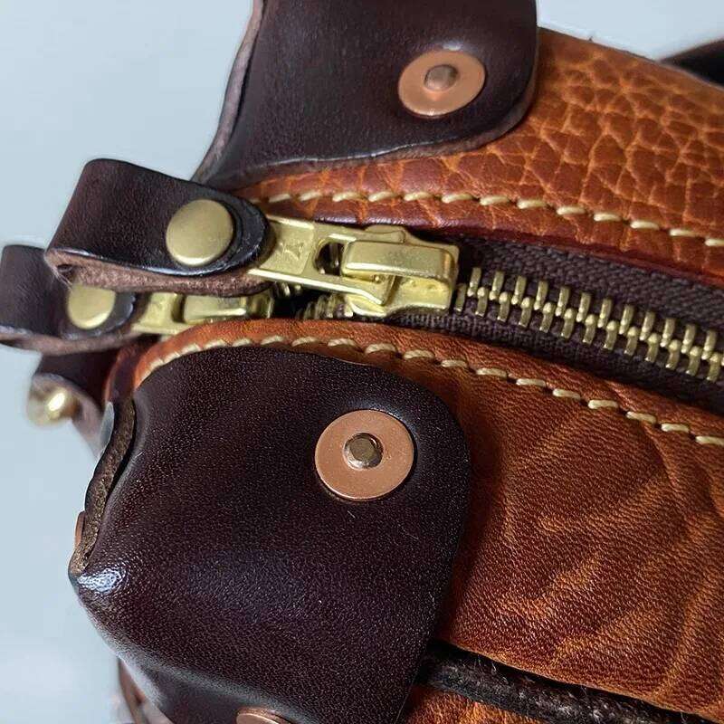 Vintage Designer Genuine Leather Women's Box Shoulder Casual Party High Quality Real Cowhide Female Crossbody Bag