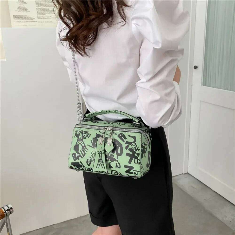 Hot Selling Design Leather And Purse Fashion Crossbody For Graffiti Handbags Shoulder Bags Women Bag Designer Bags
