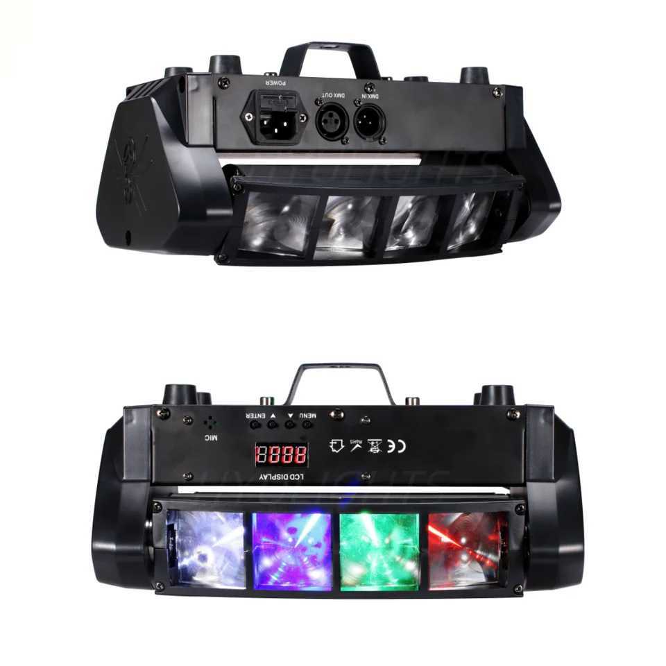 Mini LED Spider 8x6W RGBW Beam Good Quality DJ Moving Head Wash Bar Light Stage Lights XJ250527