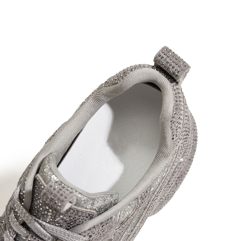 Designer Spring and Autumn 2025 New Style Fashionable and Versatile Insole Height-Increasing Women's Shoes Thick-Soled Casual Sports Shoes Z8903