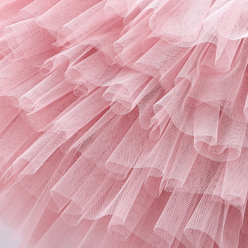 6Layer Tulle Skirt for Girls TwirlFriendly Elastic Waist with Breathable Layers Elegant Casual School Party 310 Years 250527
