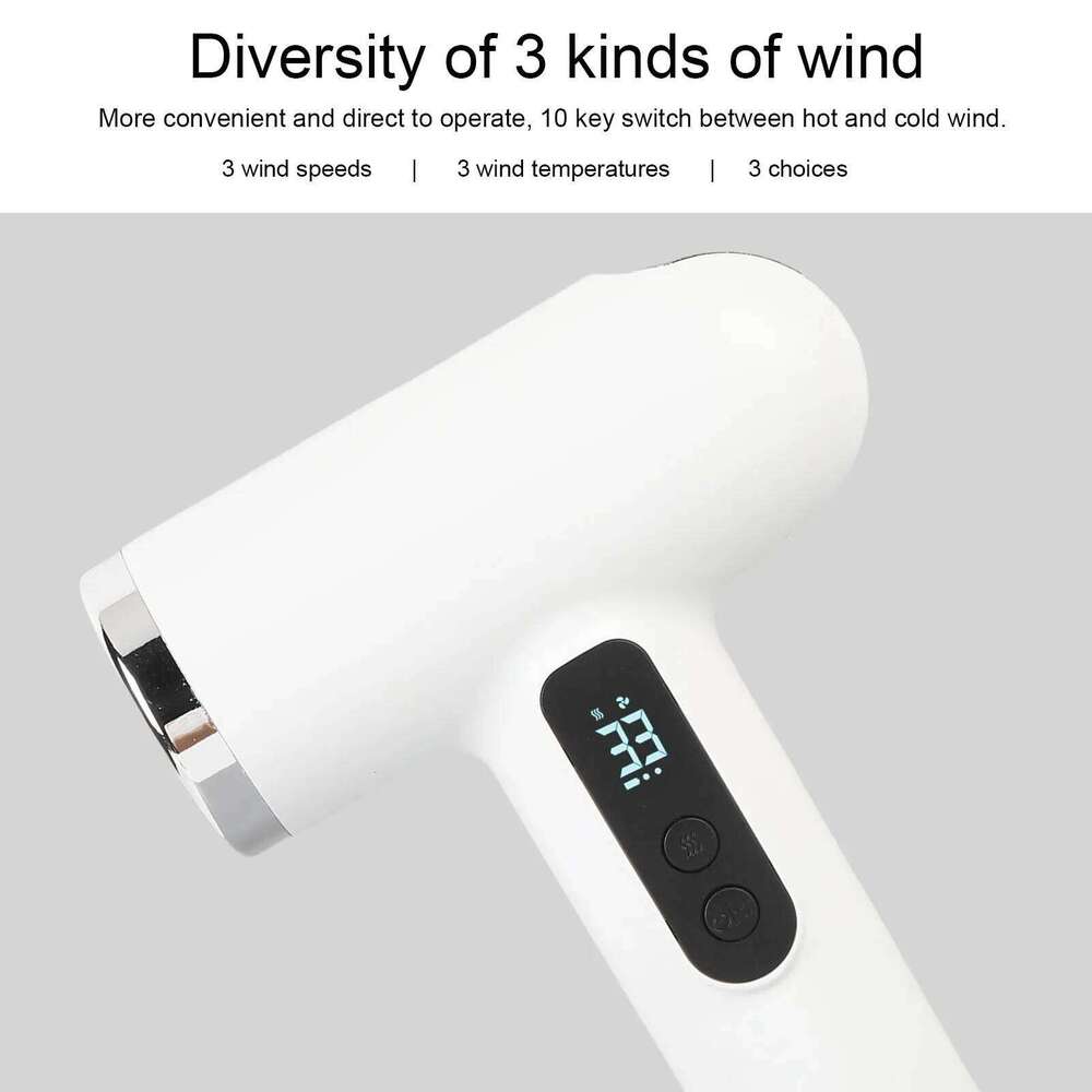 Cordless 15000mAh Rechargeable Hot Cold Modes Hair Blow Dryer for Artist's Studio Dormitory Travel