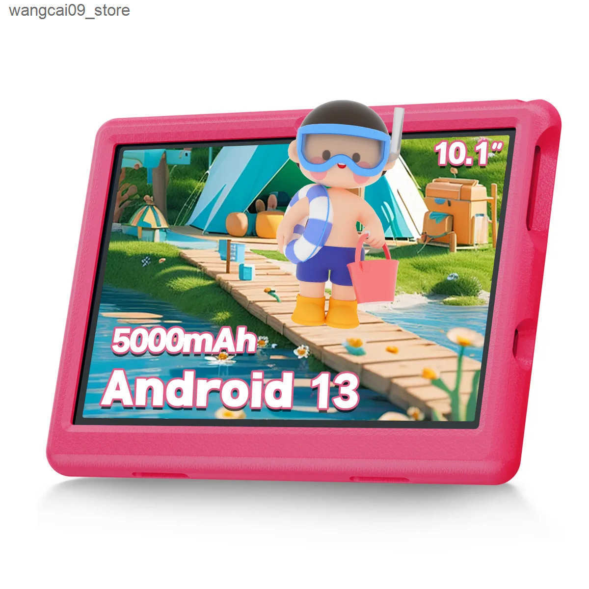KT1006 10.1 Inch Kids Tablet 6GB RAM 64GB ROM 128GB SD Expand 5000mAh HD Dual Camera With Parental Control Toy Gift for Children z250527