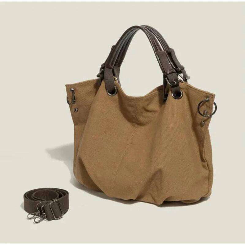 Women's Bags Designer Novelty Large Capacity Canvas For Women Versatile Shoulder Hand Carry Durable Stylish Design Womens Roomy Tote Bag